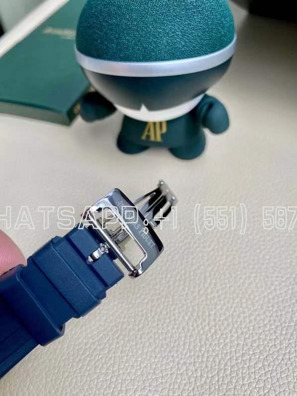 Audemars Piguet Royal Oak Offshore Ladies 37mm Blue Dial Diamond Bezel - Image 8