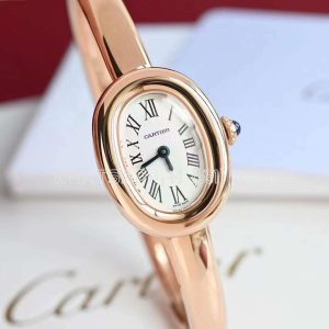 Cartier Baignoire de Cartier watch Mini model RG White Dial on Swiss Quartz