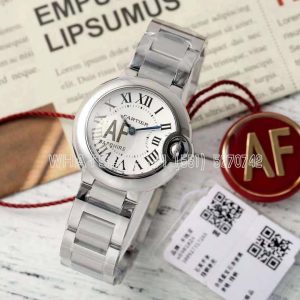 Cartier Ballon Bleu de Cartier 28mm White Dial in Steel