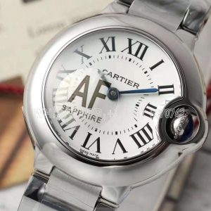 Cartier Ballon Bleu de Cartier 28mm White Dial in Steel