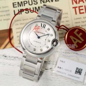 Cartier Ballon Bleu de Cartier Steel 36mm Silver Diamond Dial