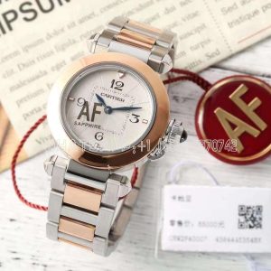 Cartier Pasha de Cartier 30mm Rose Gold and Steel Swiss Quartz