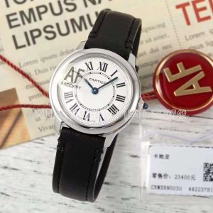 Cartier Ronde Must De Cartier White Dial in Steel 29mm