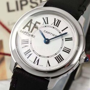 Cartier Ronde Must De Cartier White Dial in Steel 29mm
