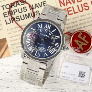 Cartier Ronde Solo de Cartier 42mm Automatic Blue Dial in Steel WSRN0023