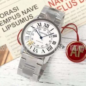 Cartier Ronde Solo de Cartier 42mm Automatic White Dial in Steel