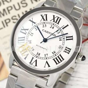 Cartier Ronde Solo de Cartier 42mm Automatic White Dial in Steel
