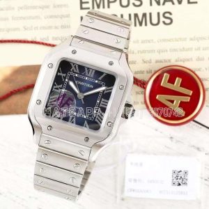 Cartier Santos de Cartier 35mm Gradient Blue Dial in Steel