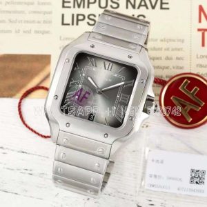 Cartier Santos de Cartier 40mm Gray Dial in Steel