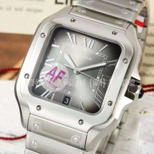 Cartier Santos de Cartier 40mm Gray Dial in Steel