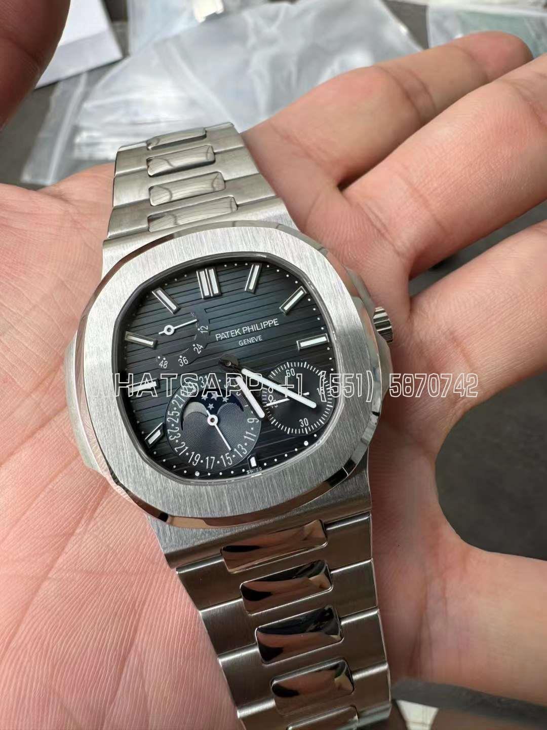 Patek Philippe 5712/1A Blue Dial in Steel -3KF