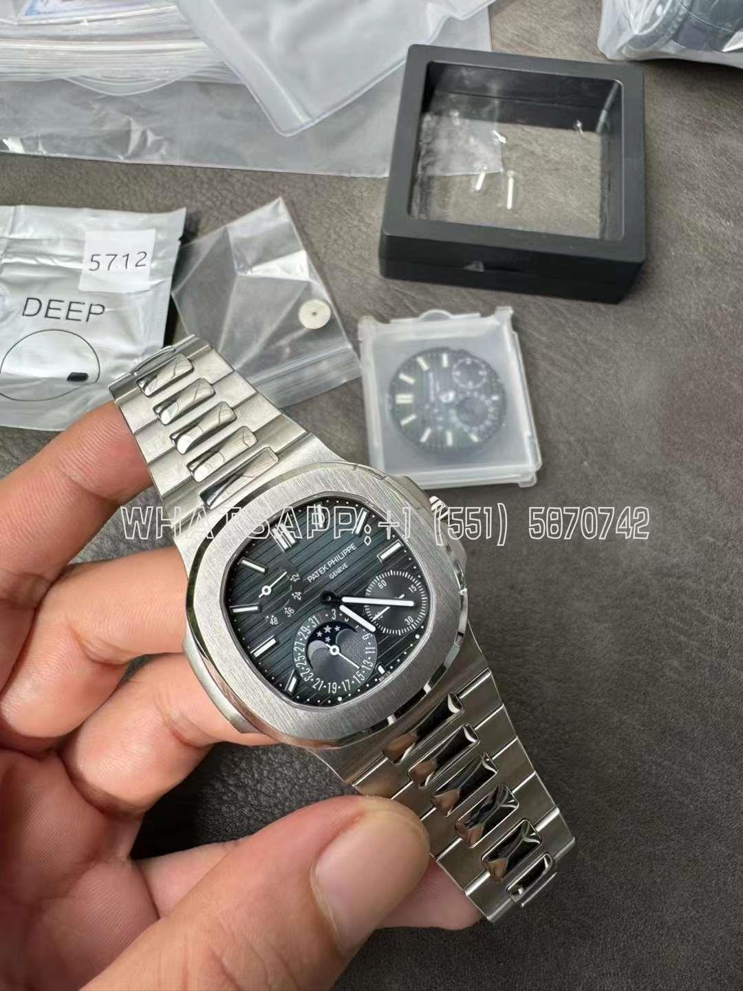 Patek Philippe 5712/1A Blue Dial in Steel -3KF