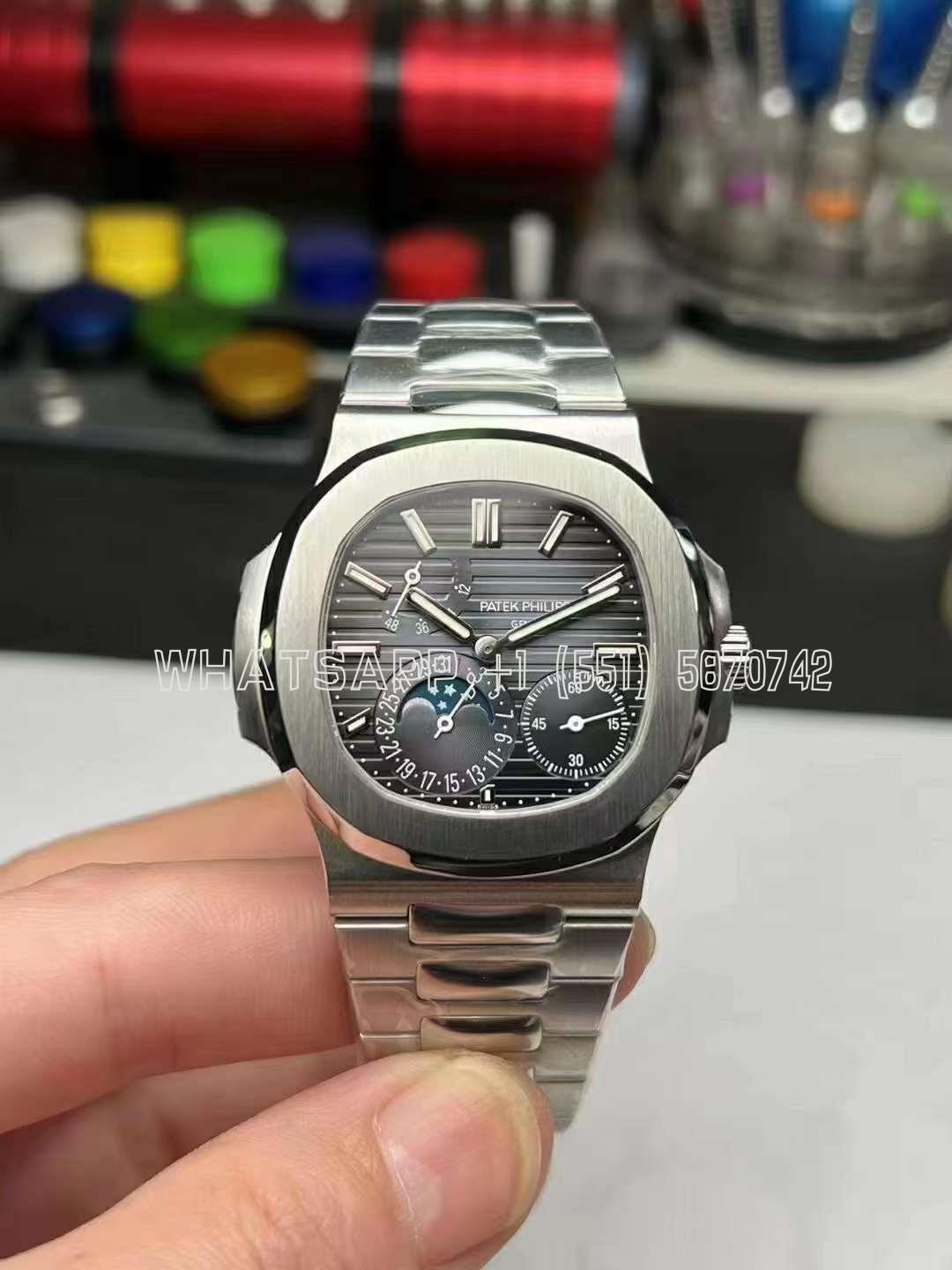 Patek Philippe 5712/1A Blue Dial in Steel -PPF