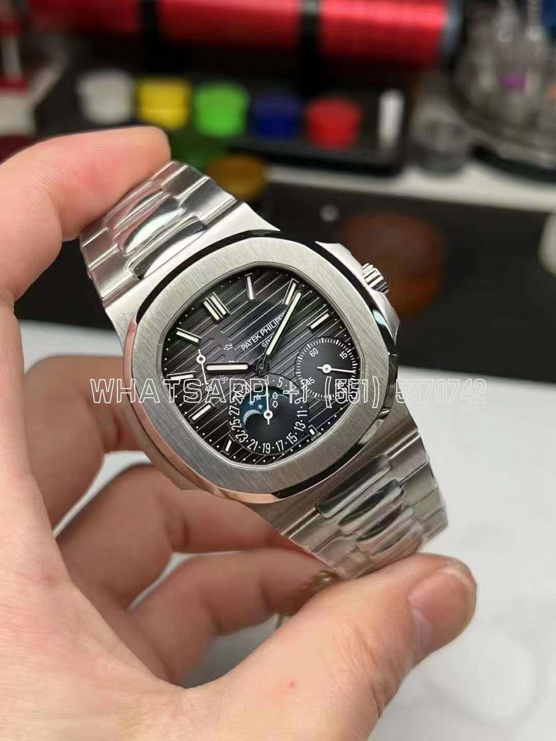 Patek Philippe 5712/1A Blue Dial in Steel -PPF