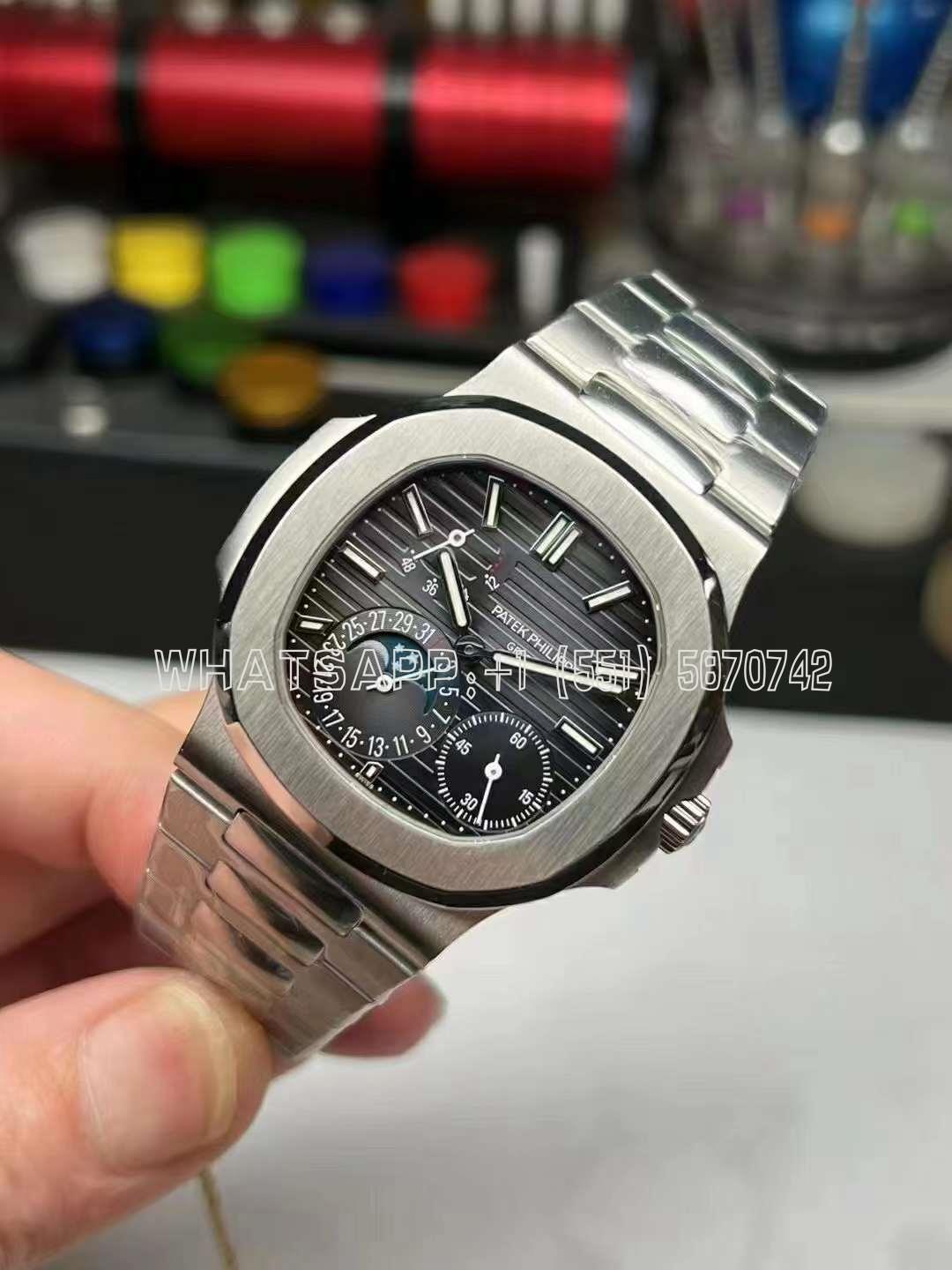 Patek Philippe 5712/1A Blue Dial in Steel -PPF