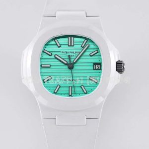 Patek Philippe AET Nautilus 5711 Biscay Green Dial White Ceramic