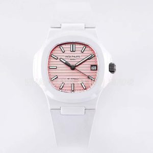 Patek Philippe AET Nautilus 5711 Spiaggia Rosa White Ceramic