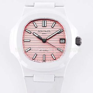 Patek Philippe AET Nautilus 5711 Spiaggia Rosa White Ceramic