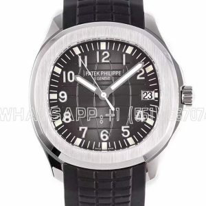 Patek Philippe Aquanaut 5167A Stainless Steel Black Dial on Black Rubber Strap ZF