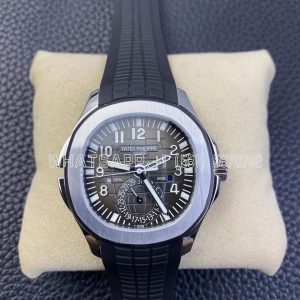 Patek Philippe Aquanaut Time Travel 5164A-001 Black dial in Steel