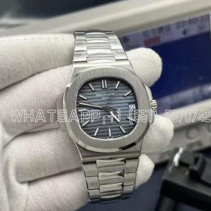 Patek Philippe Nautilus 5711/1A-010 Blue Textured Dial on SS Bracelet A324 - PPF