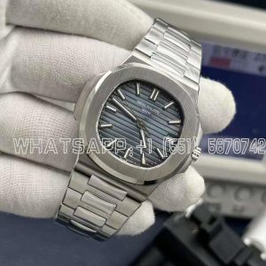 Patek Philippe Nautilus 5711/1A-010 Blue Textured Dial on SS Bracelet A324 - PPF