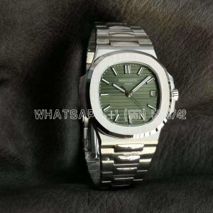 Patek Philippe Nautilus 5711/1A Green Dial on SS Bracelet A324 - 3KF