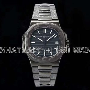 Patek Philippe Nautilus 5711 DIW Carbon DIWF Black Textured Dial on Carbon Bracelet 324CS