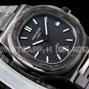 Patek Philippe Nautilus 5711 DIW Carbon DIWF Black Textured Dial on Carbon Bracelet 324CS