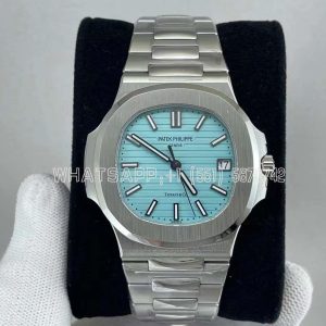 Patek Philippe Nautilus 5711 Tiffany Blue Dial on SS Bracelet A324 - 3KF