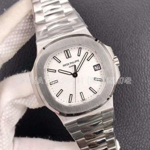 Patek Philippe Nautilus 5711 White Dial on SS Bracelet A324 - 3KF