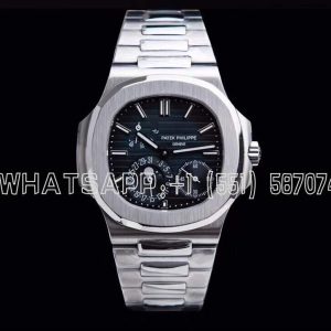 Patek Philippe Nautilus 5712 Blue Dial on SS Bracelet