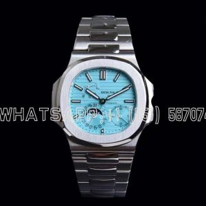 Patek Philippe Nautilus 5712 Tiffany Blue Dial on SS Bracelet