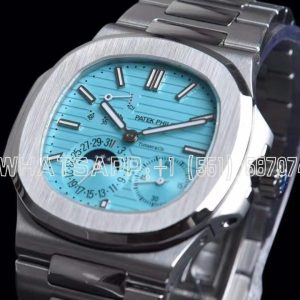 Patek Philippe Nautilus 5712 Tiffany Blue Dial on SS Bracelet