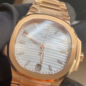 Patek Philippe Nautilus 7118/1200R-001 White Dial Rose Gold