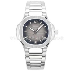 Patek Philippe Nautilus 7118 Ladies SS Brown Dial on SS Bracelet