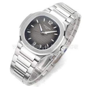 Patek Philippe Nautilus 7118 Ladies SS Brown Dial on SS Bracelet