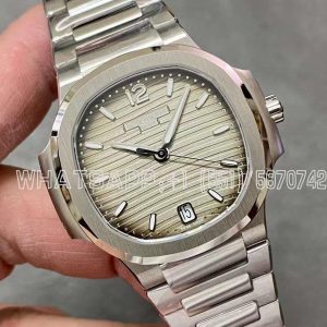 Patek Philippe Nautilus 7118 Ladies SS Gray Dial on SS Bracelet