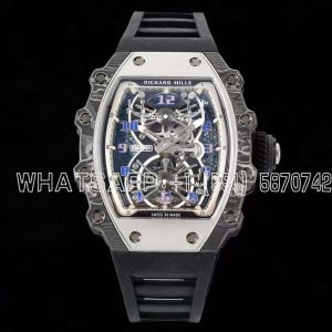 Richard Mille RM 021-01 Tourbillon Aerodyne on Black Rubber Strap