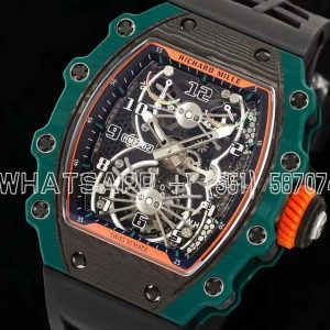 Richard Mille RM 021-02 Tourbillon Aerodyne on Black Rubber Strap