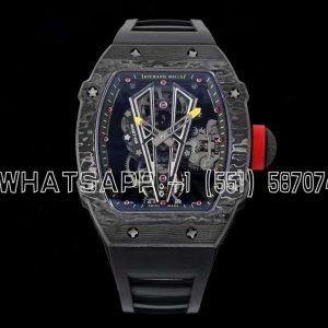 Richard Mille RM 027-03 Tourbillon Rafael Nadal NTPT Carbon Black Rubber Strap