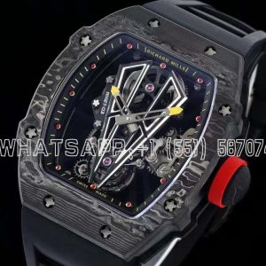 Richard Mille RM 027-03 Tourbillon Rafael Nadal NTPT Carbon Black Rubber Strap