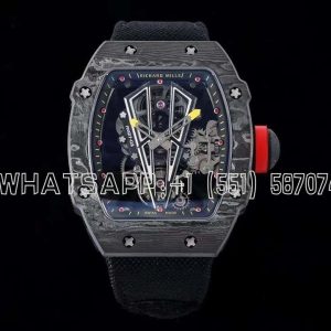 Richard Mille RM 027-03 Tourbillon Rafael Nadal NTPT Carbon Black velcro strap