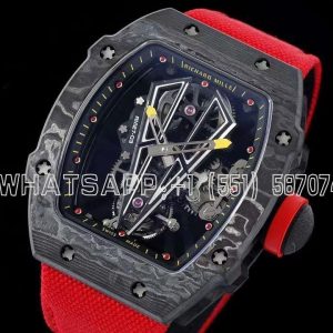 Richard Mille RM 027-03 Tourbillon Rafael Nadal NTPT Carbon Red velcro strap
