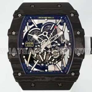 Richard Mille RM035-02 NTPT Skeleton Dial on White Rubber Strap