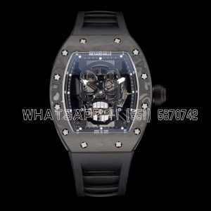 Richard Mille RM 052-01 Tourbillon Black Skull in Black Carbon
