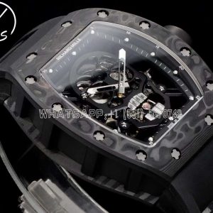 Richard Mille RM 052-01 Tourbillon Black Skull in Black Carbon