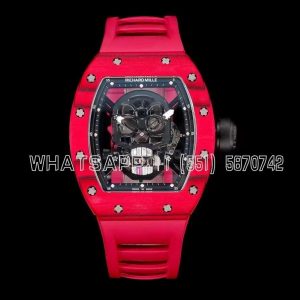 Richard Mille RM 052-01 Tourbillon Black Skull in Red NTPT Carbon