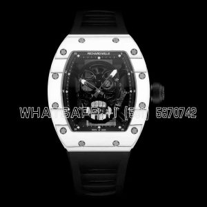 Richard Mille RM 052-01 Tourbillon Black Skull in White NTPT Carbon