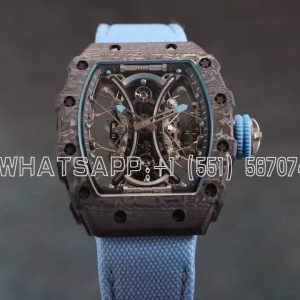 Richard Mille RM053-01 Pablo MacDonough Tourbillon Blue nylon cord strap